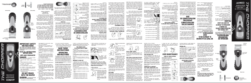 Page 1 de la notice Manuel utilisateur Conair HCT420CSV