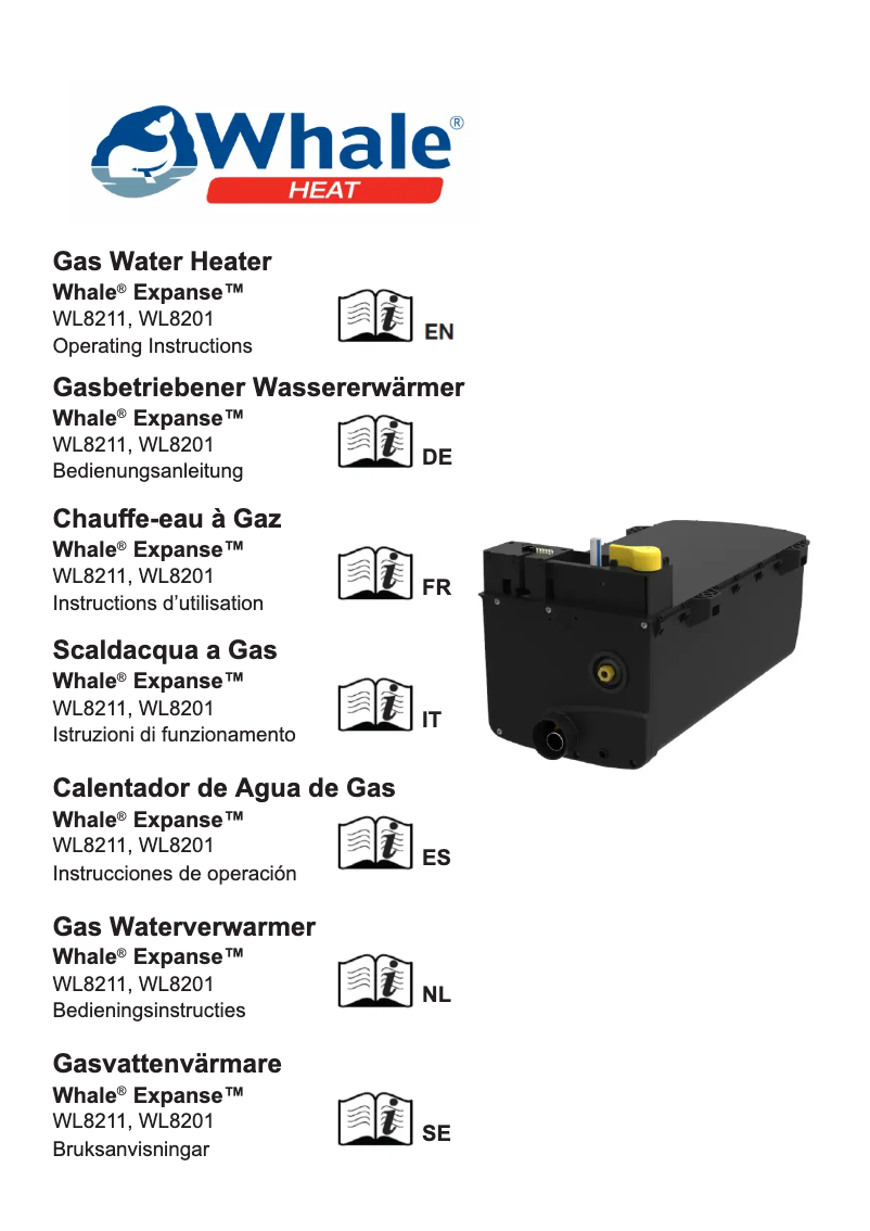 Page 1 de la notice Manuel utilisateur Whale Expanse