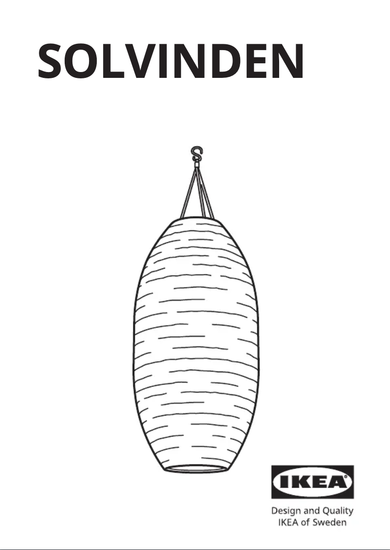 Image de la première page du manuel de l'appareil SOLVINDEN 005.157.73