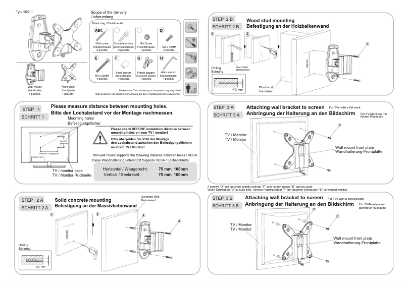Page 1 of the manual User Manual Ricoo S0511