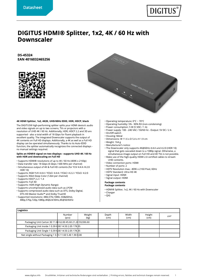 Image de la première page du manuel de l'appareil DS-45324