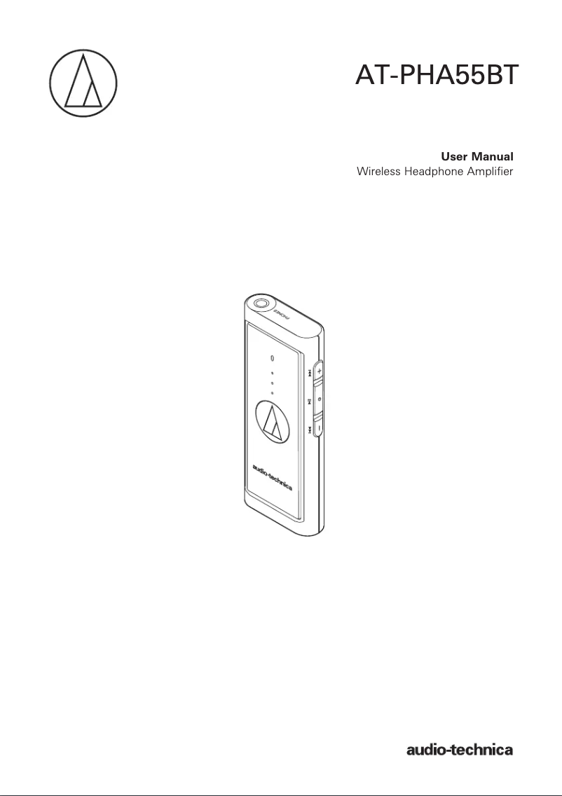 Image de la première page du manuel de l'appareil AT-PHA55BT