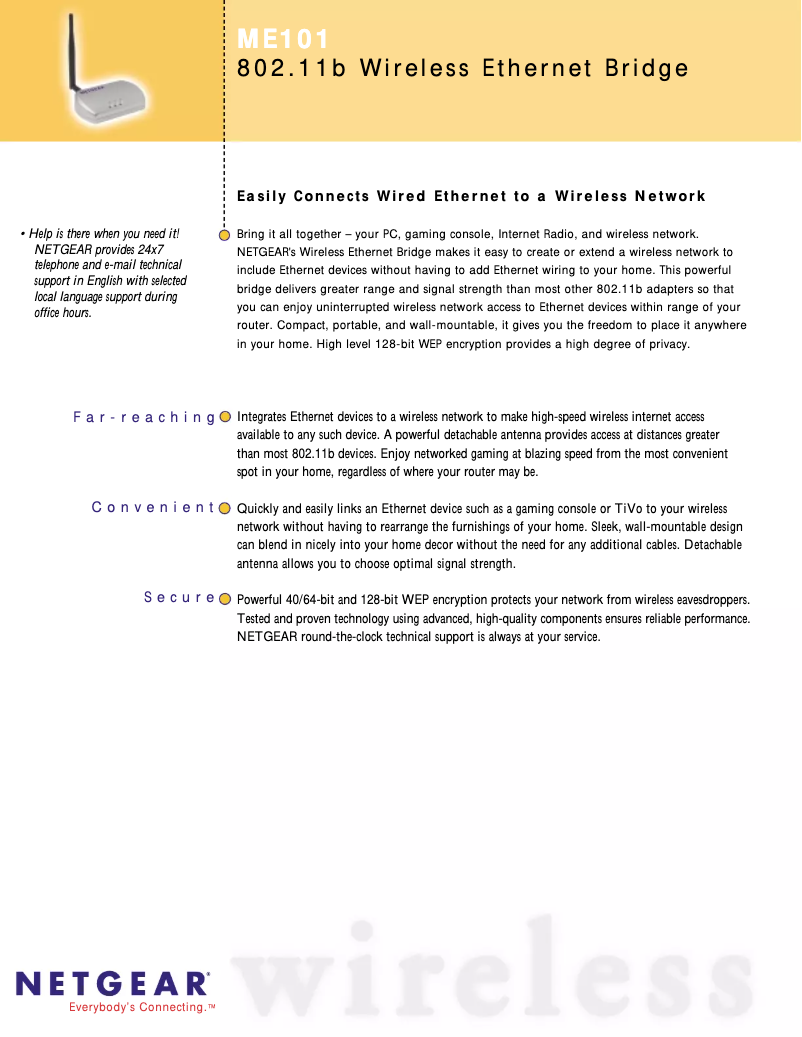 Image de la première page du manuel de l'appareil ME101