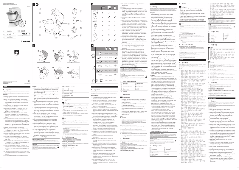 Image de la première page du manuel de l'appareil HR7920