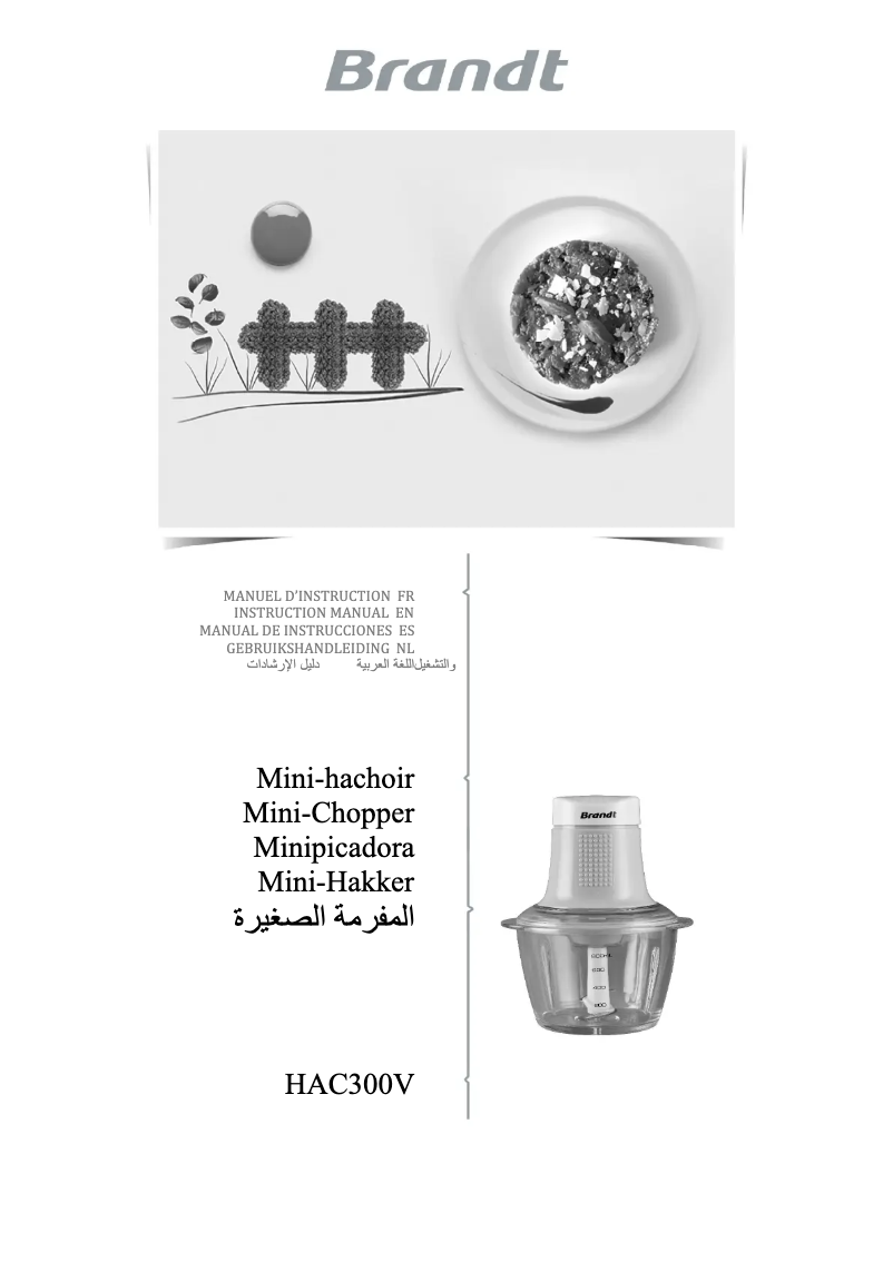 Página 1 del manual Manual de usuario Brandt HAC300V