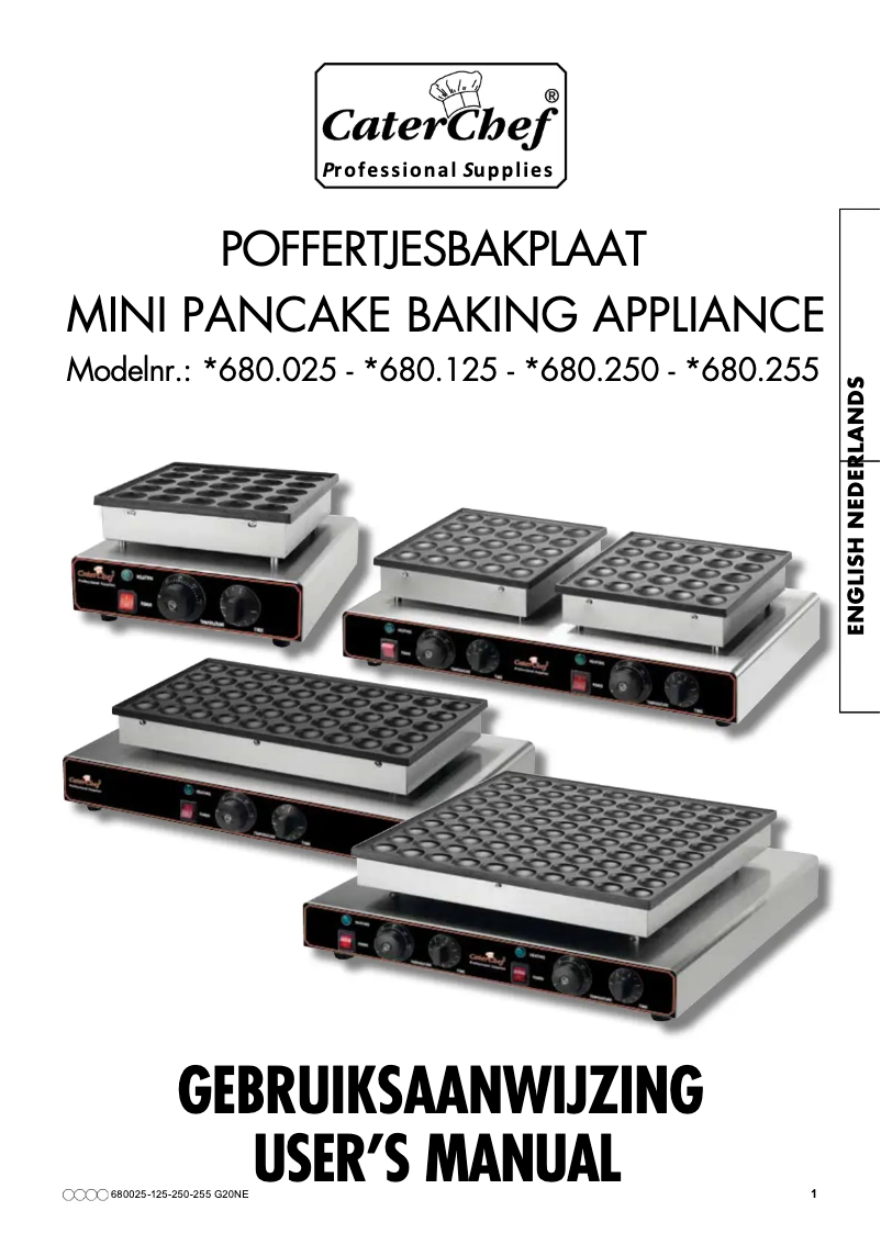 Image de la première page du manuel de l'appareil 680255