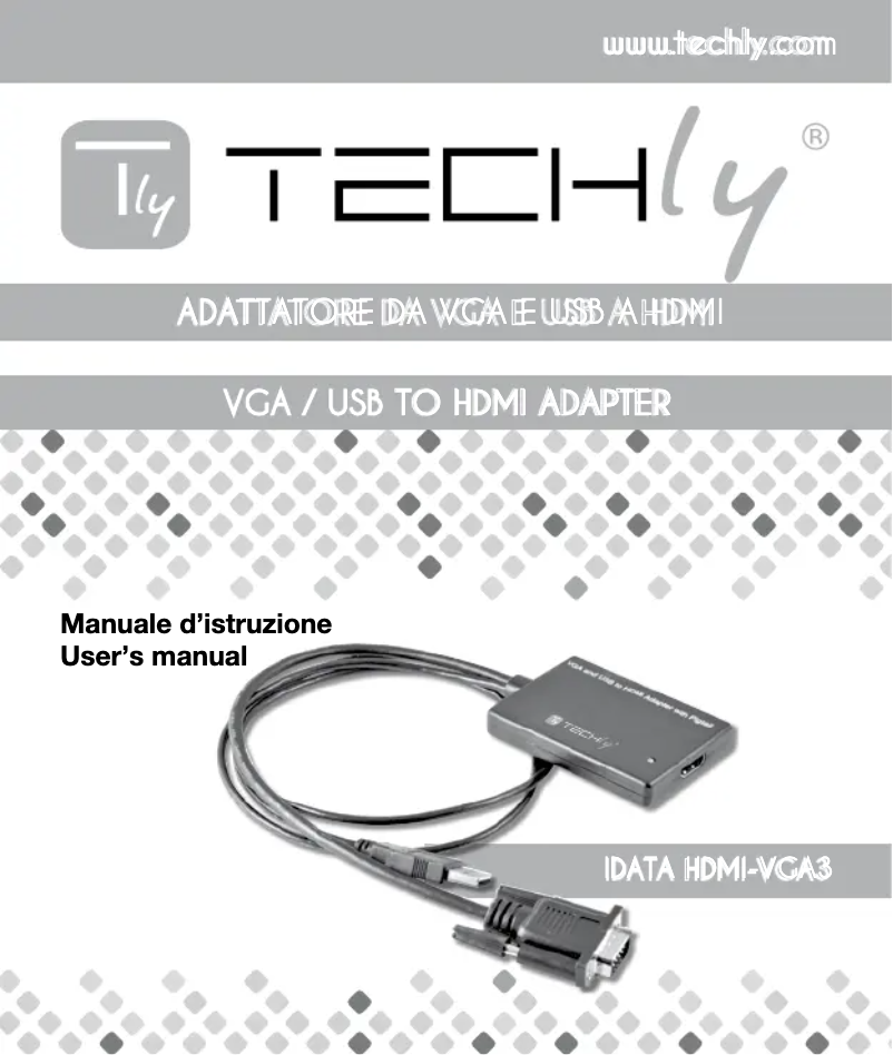 Image de la première page du manuel de l'appareil IDATA HDMI-VGA3