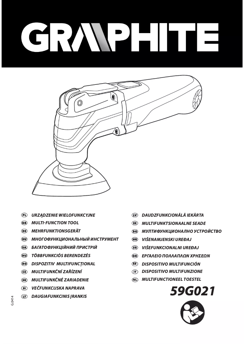 Page 1 de la notice Manuel utilisateur Graphite 59G021