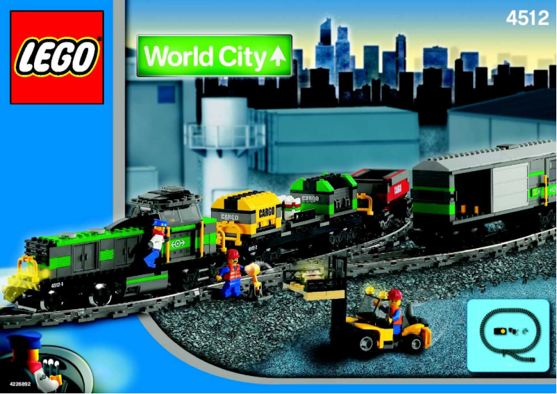 Page 1 de la notice Manuel utilisateur Lego World City 4512