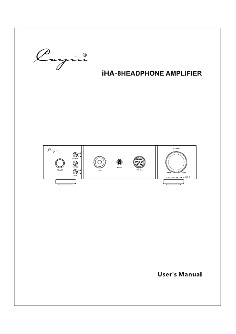 Image de la première page du manuel de l'appareil iHA-8