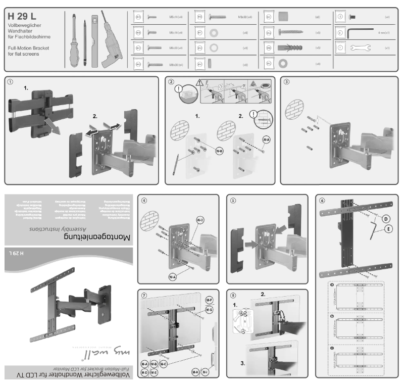 Página 1 del manual Manual de usuario My Wall H 29 L