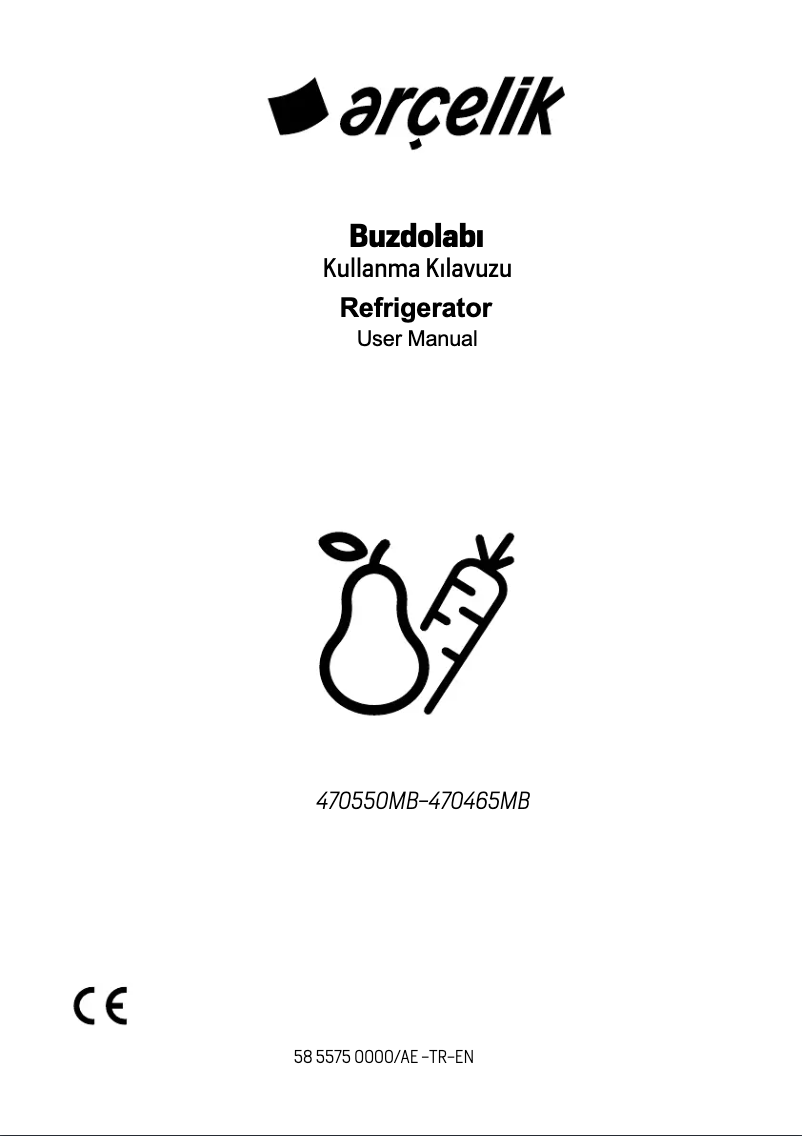 Page 1 de la notice Manuel utilisateur Arçelik 470550 MB