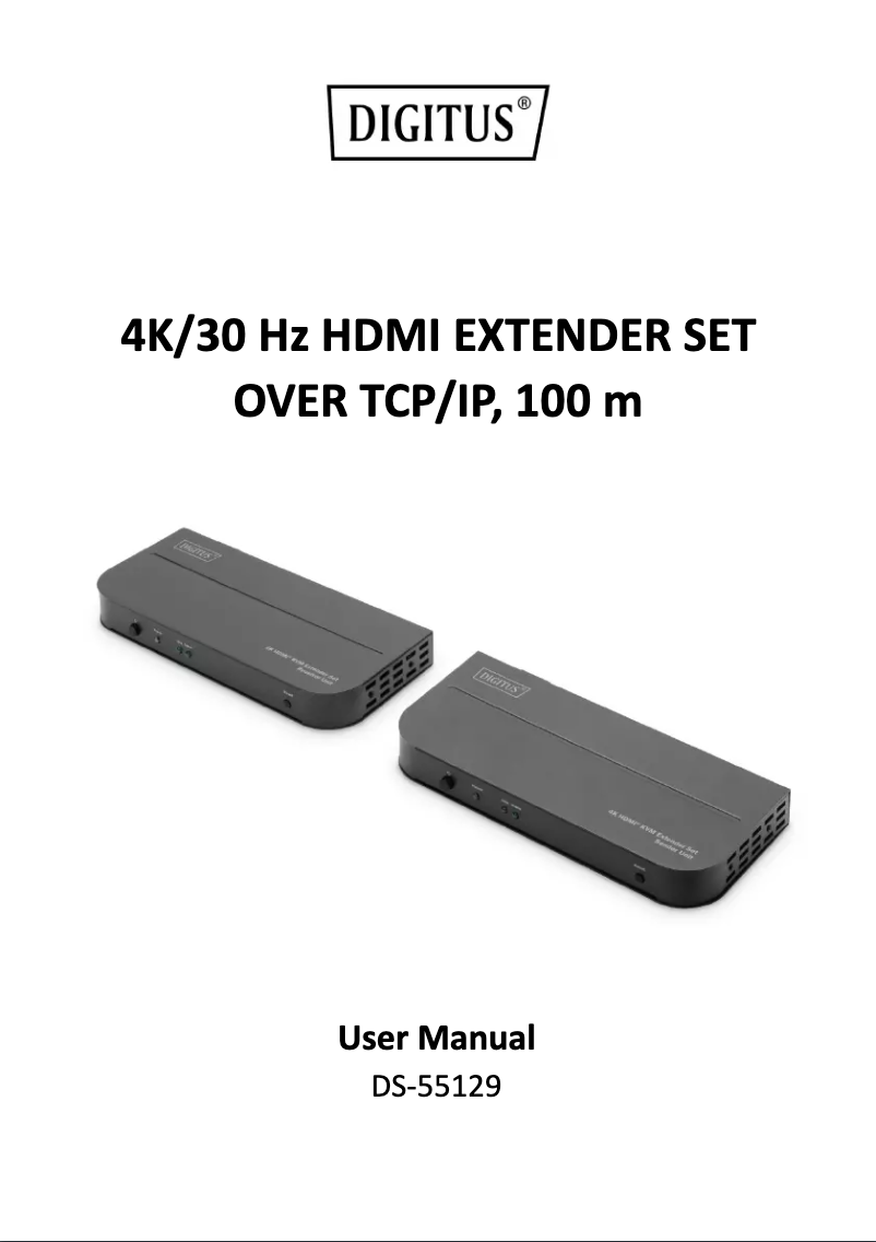 Page 1 de la notice Mode d'emploi Digitus DS-55129