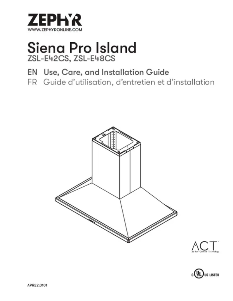 Page 1 de la notice Manuel utilisateur Zephyr Siena Pro ZSL-E48CS