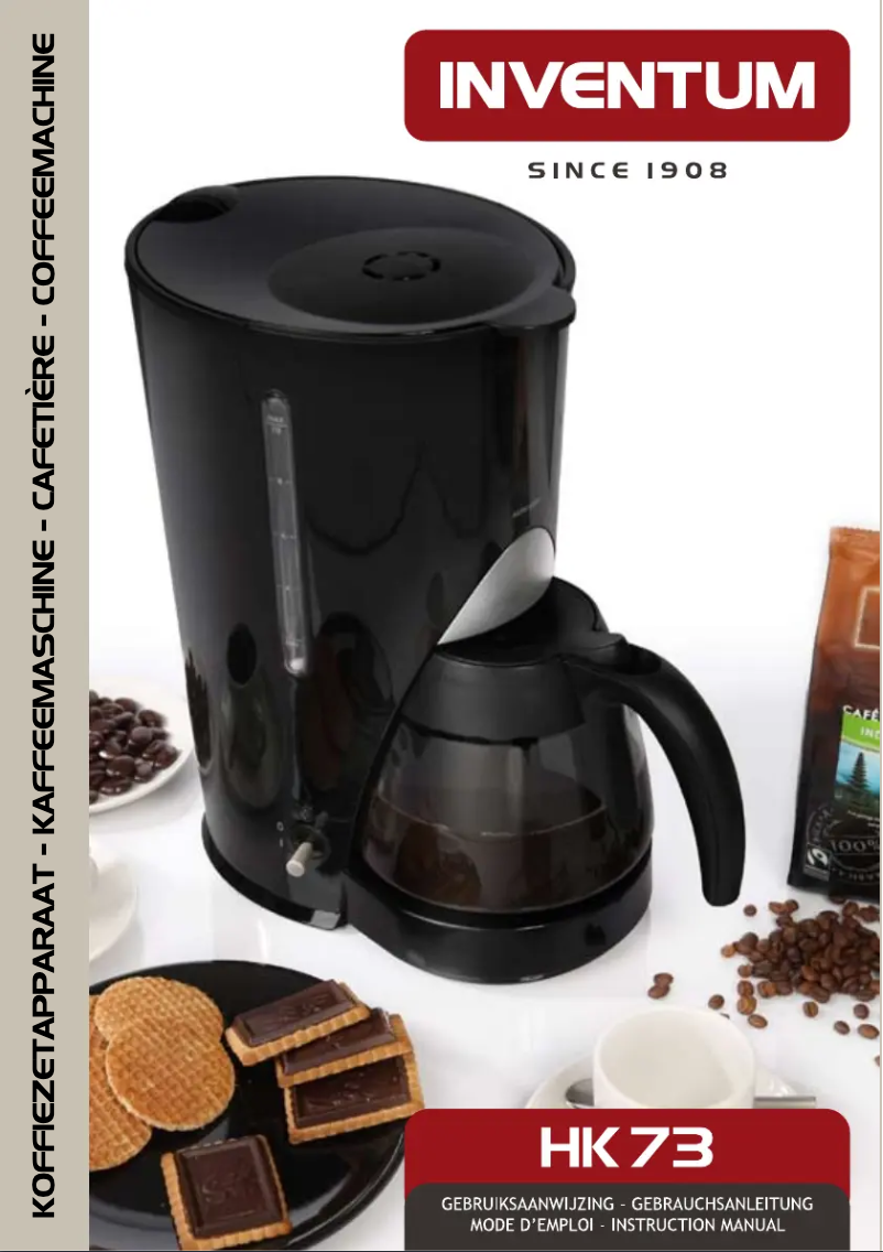 Image de la première page du manuel de l'appareil HK73B