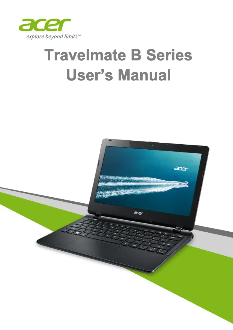 Página 1 del manual Manual de usuario Acer TravelMate B115