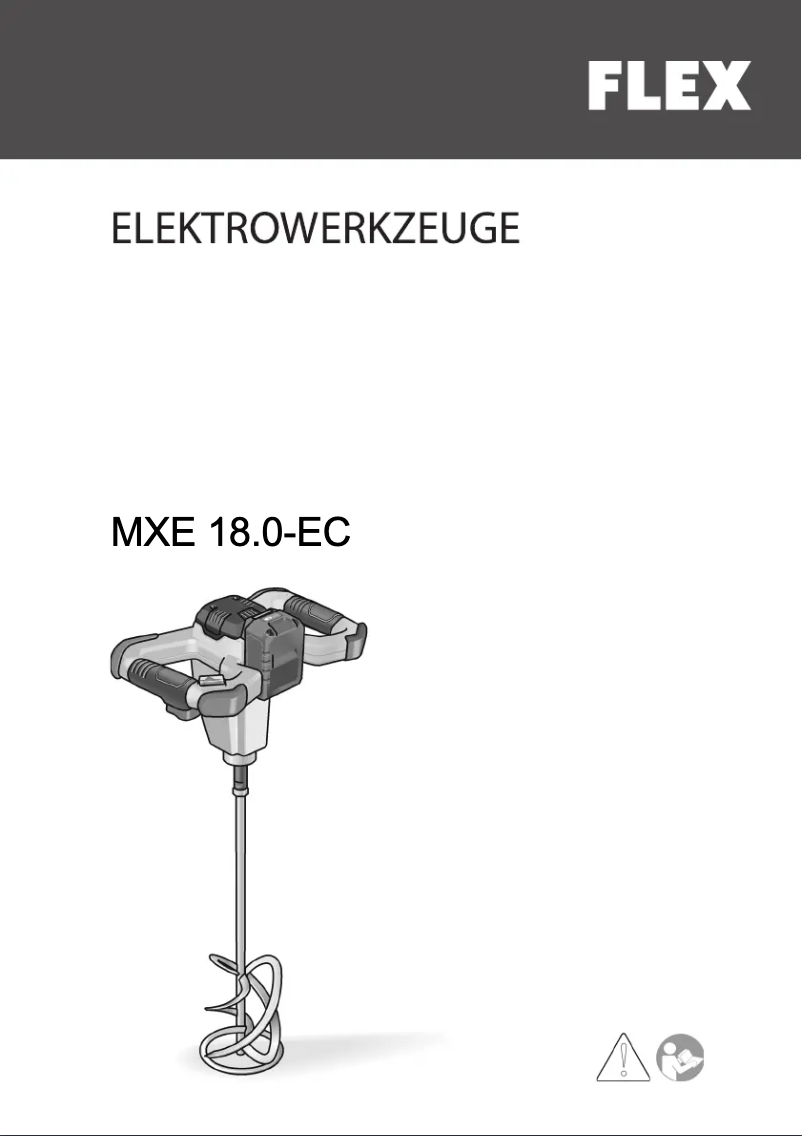 Page 1 de la notice Manuel utilisateur Flex MXE 18.0-EC