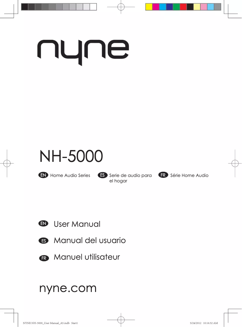 Image de la première page du manuel de l'appareil NH-5000
