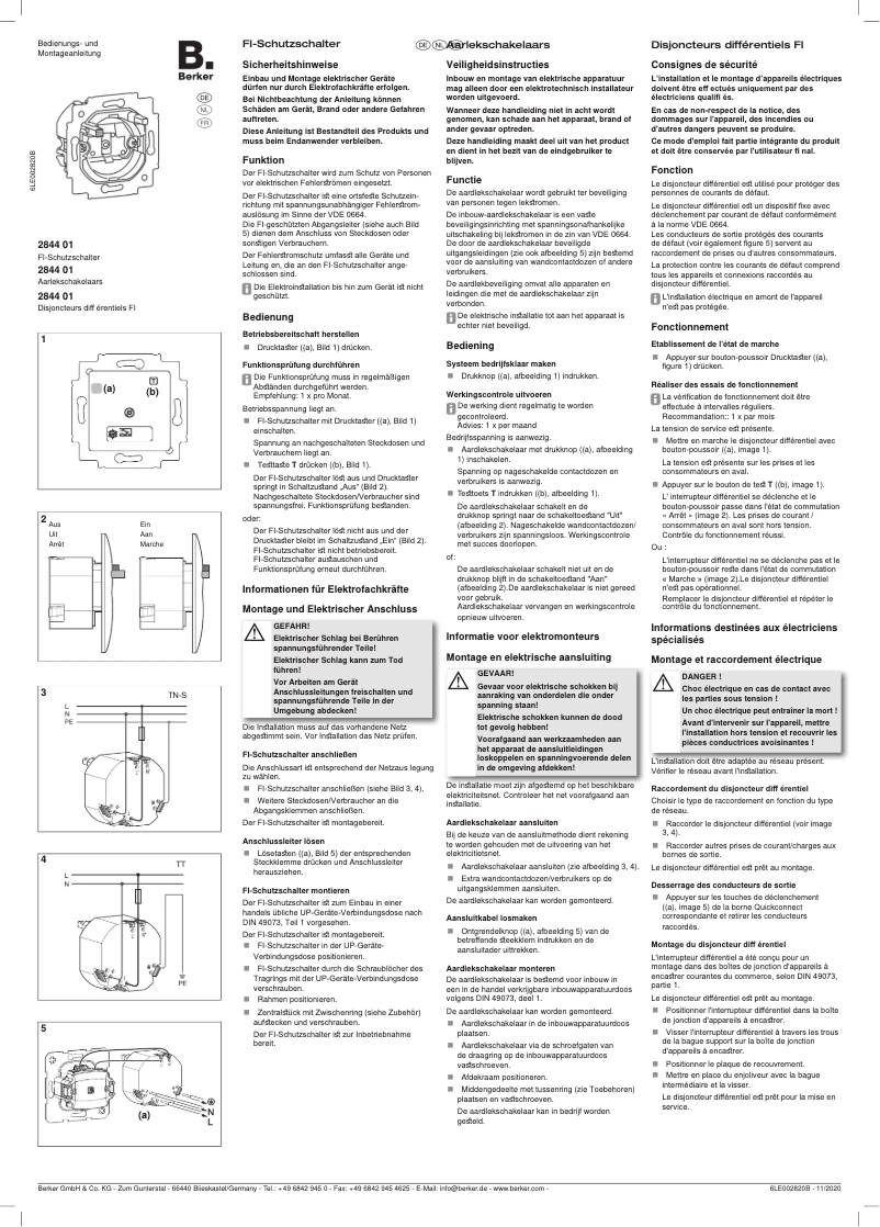 Image de la première page du manuel de l'appareil 284401