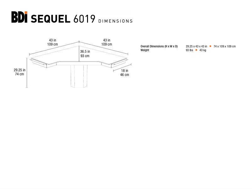 Page n°1 - Fiche technique BDI Sequel 6019