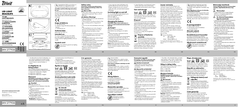 Image de la première page du manuel de l'appareil IAN 277926