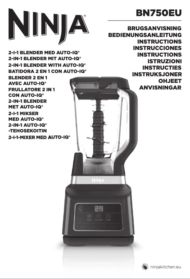 Página 1 del manual Manual de usuario Ninja Auto-iQ BN750EU