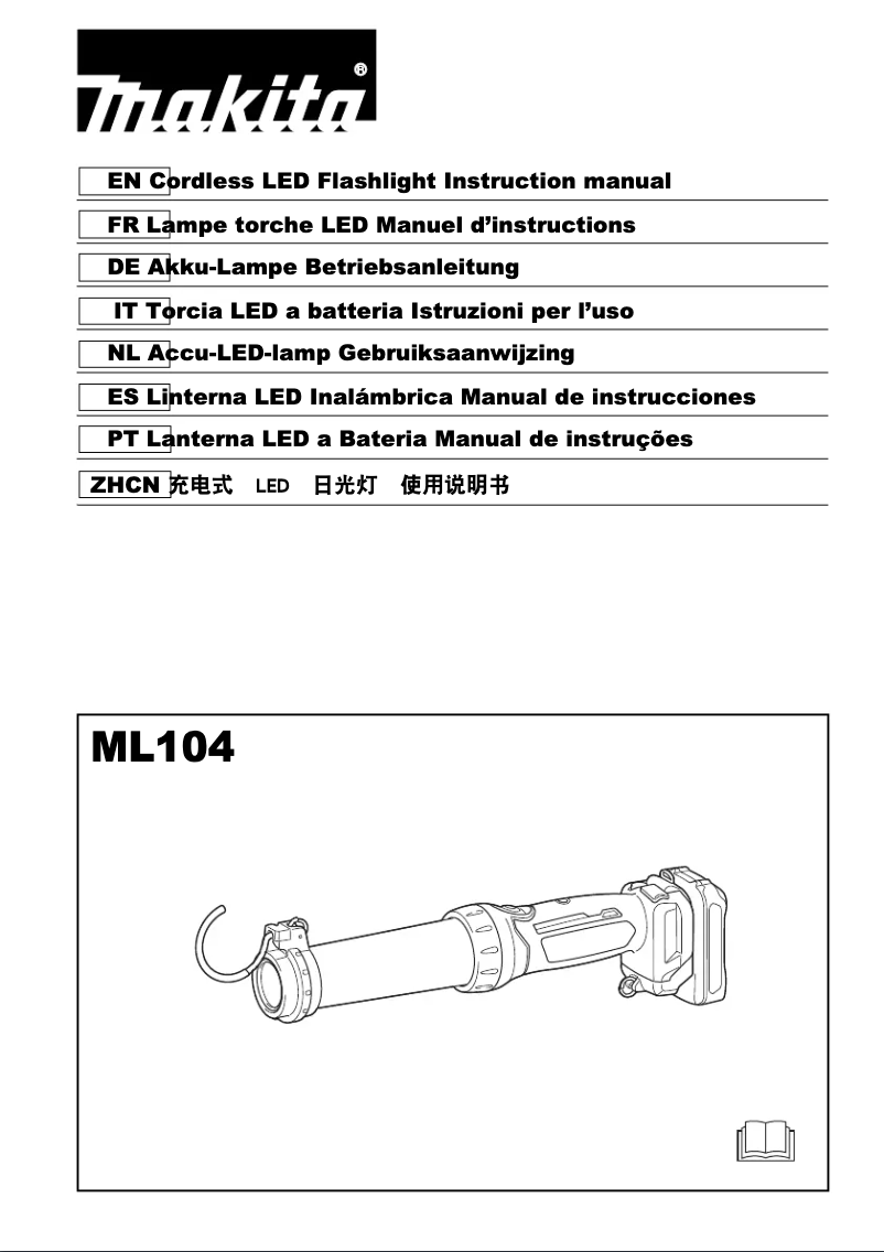 Page n°1 - Manuel utilisateur Makita ML104