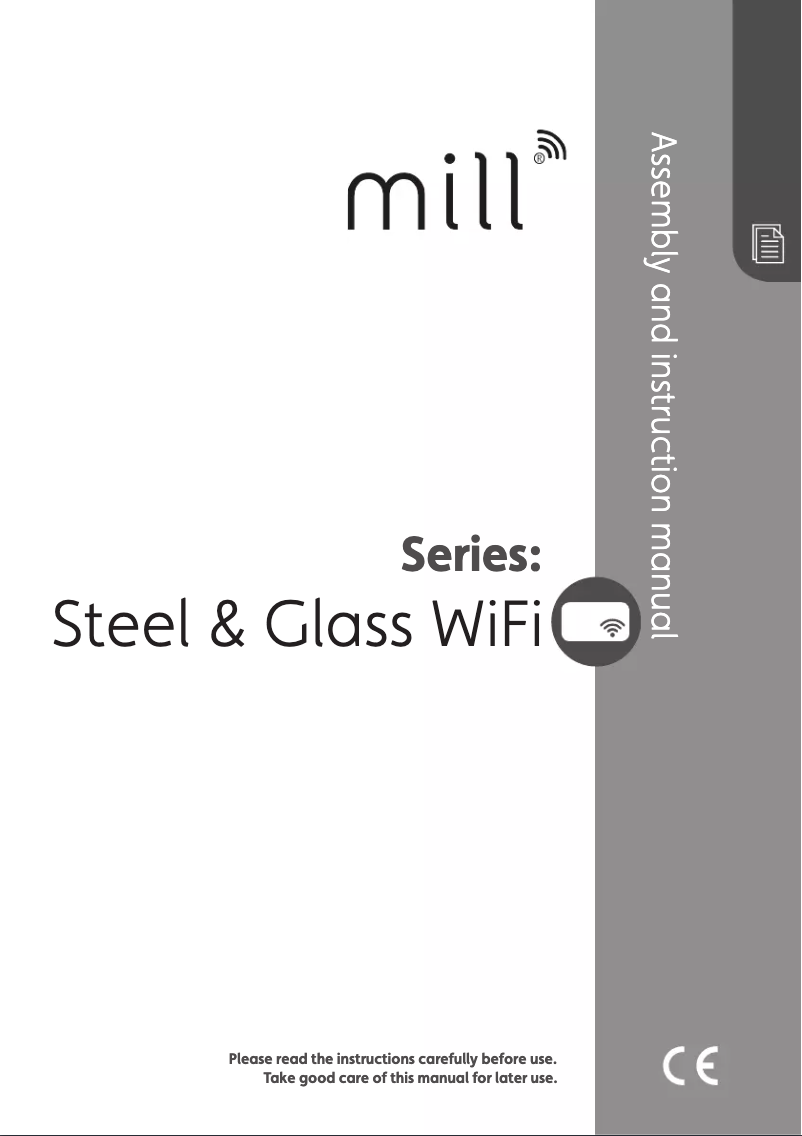 Página 1 del manual Manual de usuario Mill Steel & Glass WiFi