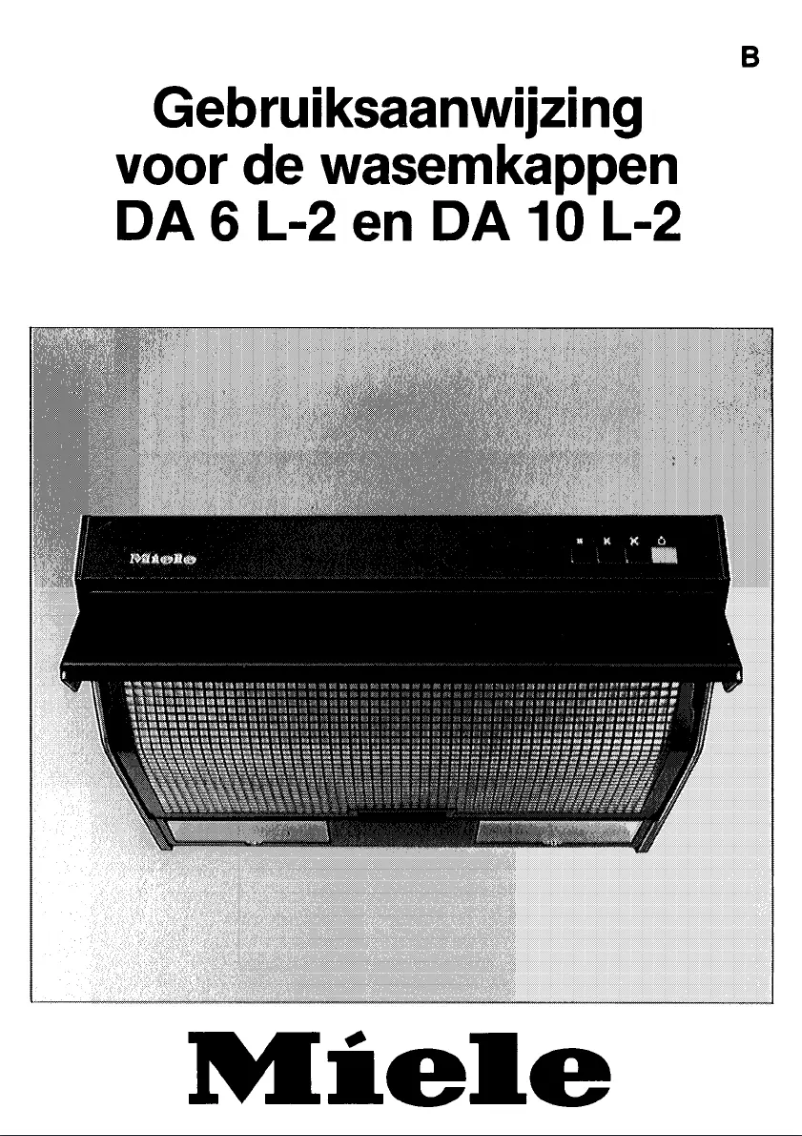 Page n°1 - Manuel utilisateur Miele DA 10 L-2