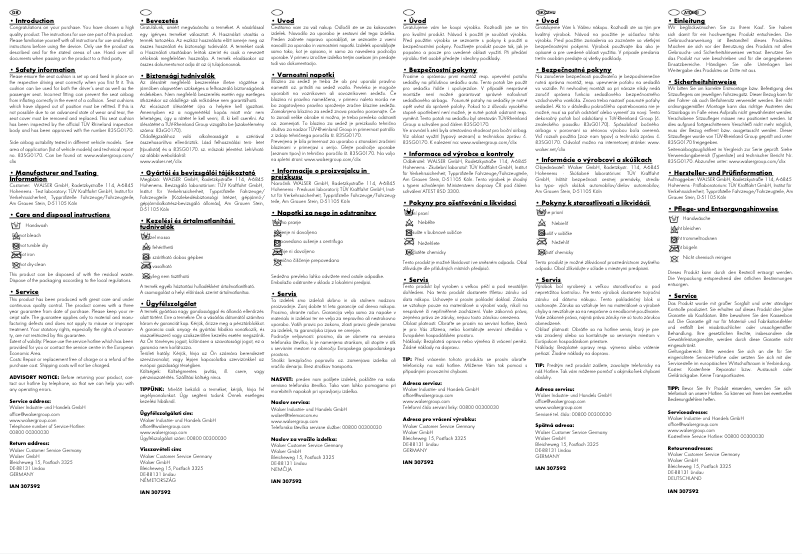 Page 1 de la notice Manuel utilisateur Ultimate Speed IAN 307592