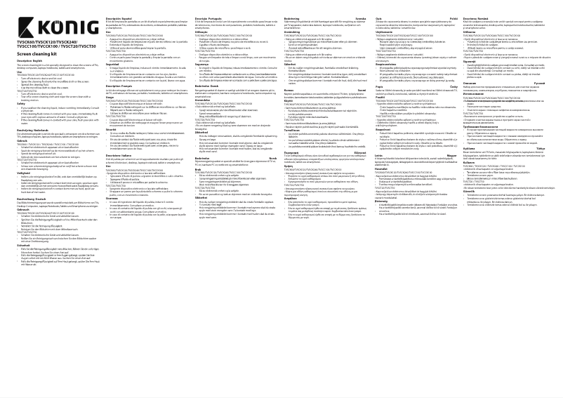 Image de la première page du manuel de l'appareil TVSCK120