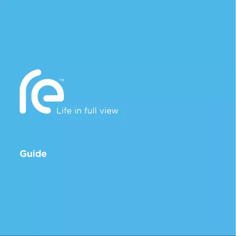 Page n°1 - Manuel utilisateur HTC RE