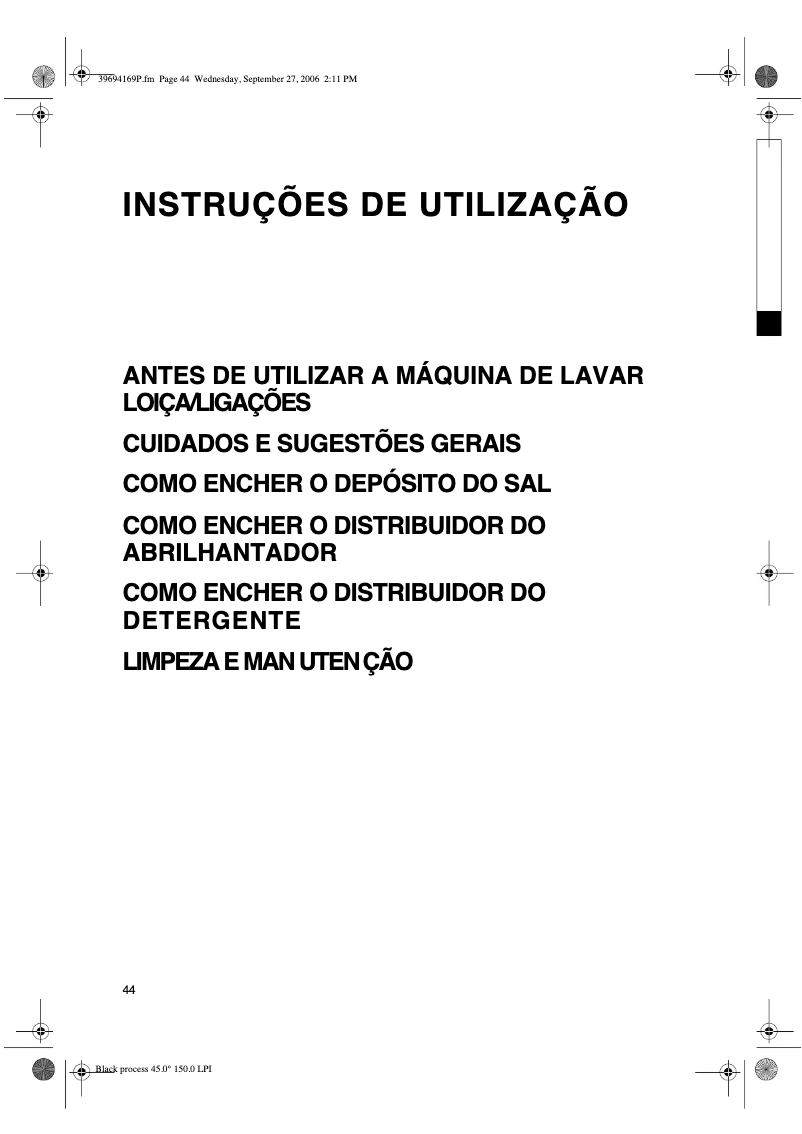 Page 1 de la notice Manuel utilisateur Whirlpool ADP 6837