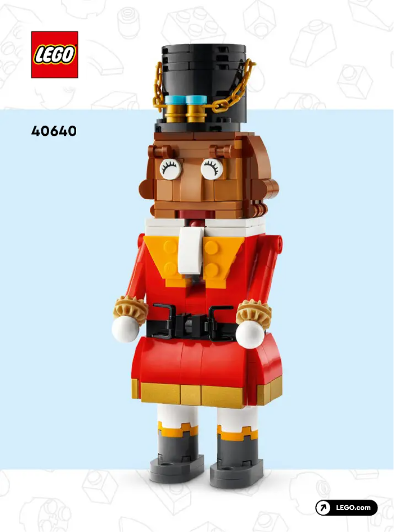 Page n°1 - Manuel utilisateur Lego Nutcracker 40640