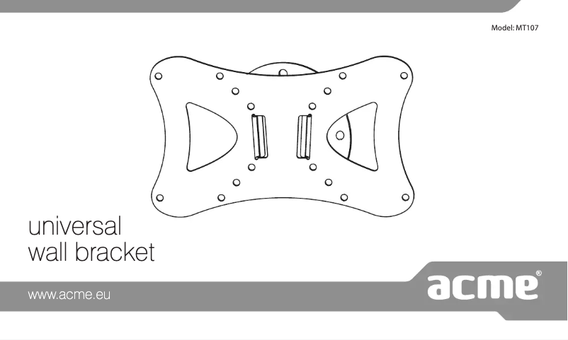 Page 1 de la notice Manuel utilisateur Acme Made MT107