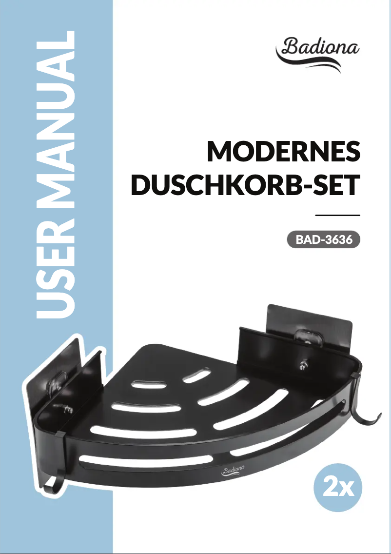 Page 1 de la notice Manuel utilisateur Badiona BAD-3636