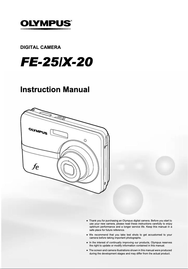 Imagen de la primera página del manual del dispositivo X-20