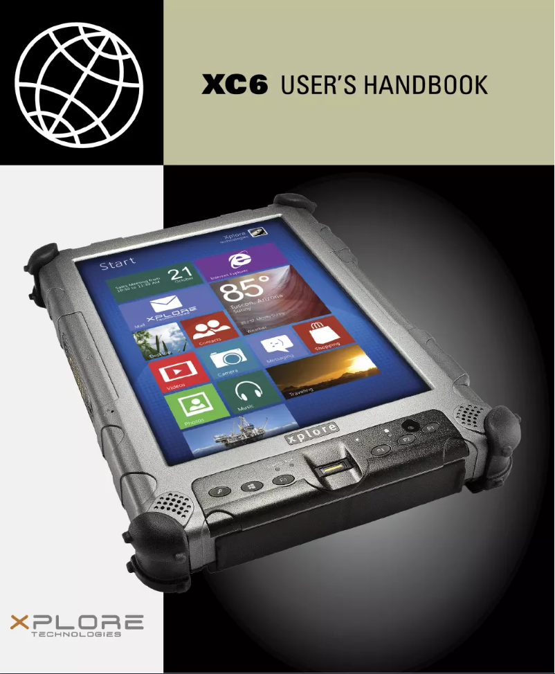 Page n°1 - Manuel utilisateur Xplore XC6