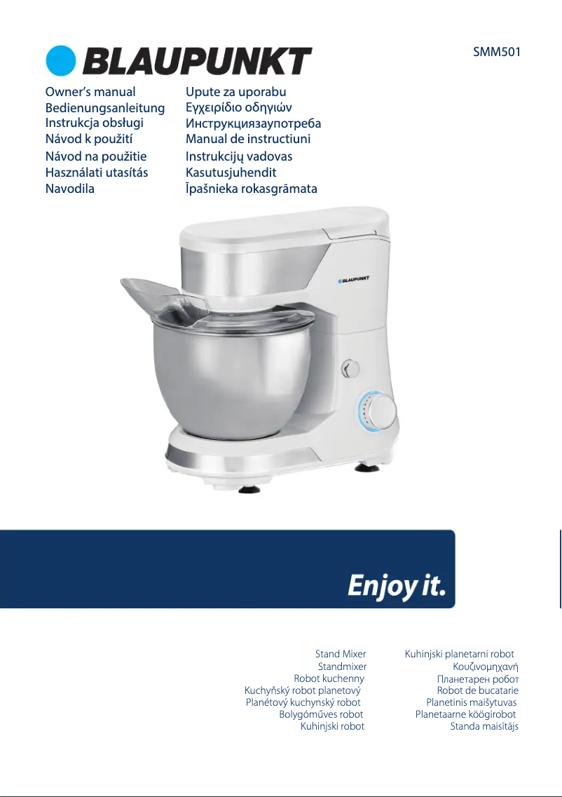 Page n°1 - Manuel utilisateur Blaupunkt SMM501