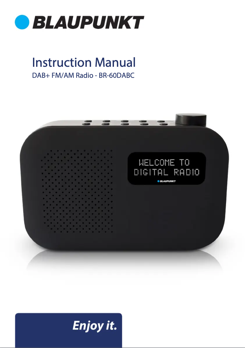 Página 1 del manual Manual de usuario Blaupunkt BR-60DABC