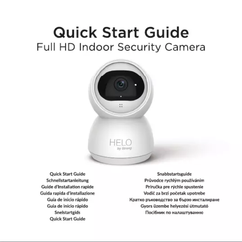 Page 1 de la notice Manuel utilisateur Strong CAMERA-W-IN