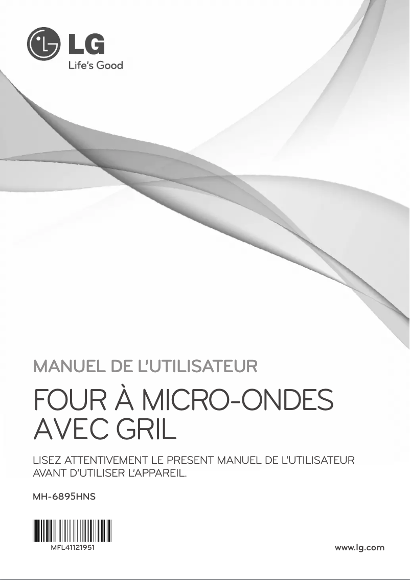 Page 1 de la notice Manuel utilisateur LG MH-6897HNS