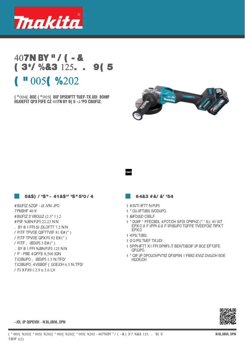 Image de la première page du manuel de l'appareil GA005GD202