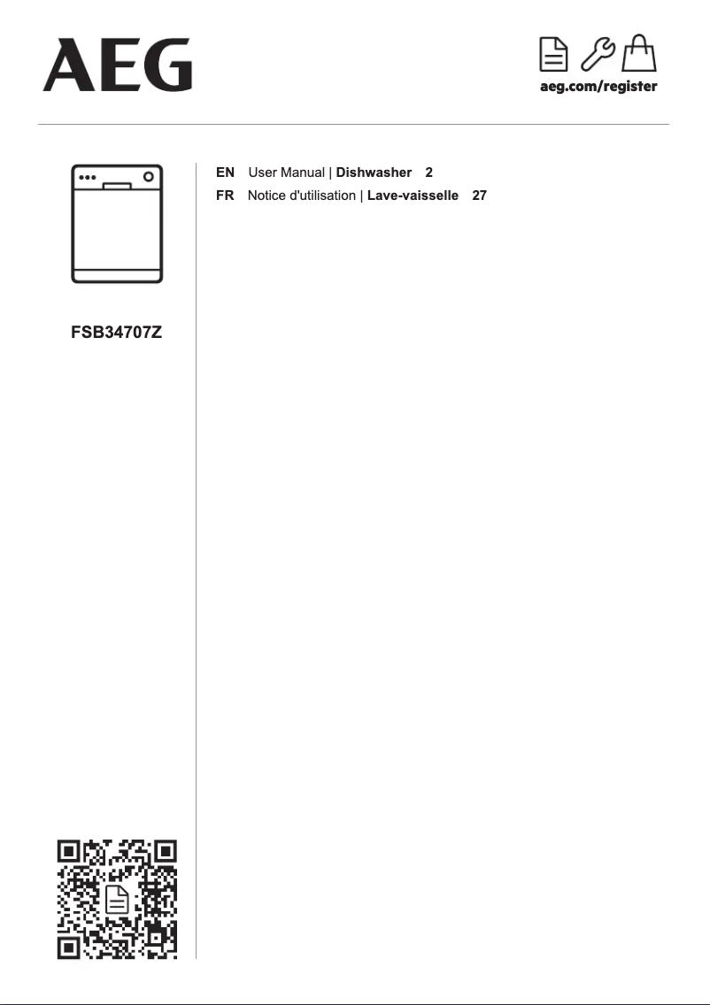Image de la première page du manuel de l'appareil FSB34707Z
