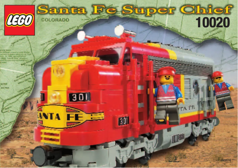 Page 1 de la notice Manuel utilisateur Lego Santa Fe Locomotive
