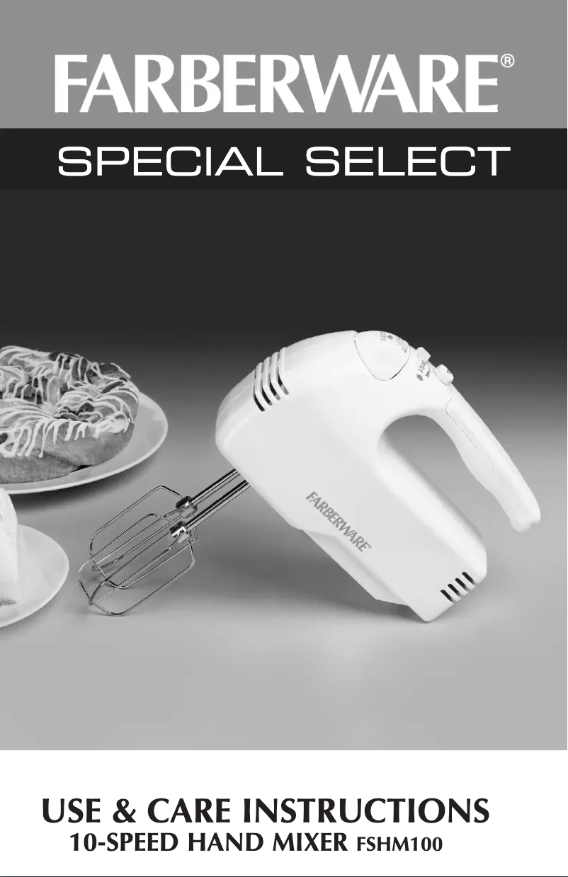 Página 1 del manual Manual de usuario Farberware FSHM100
