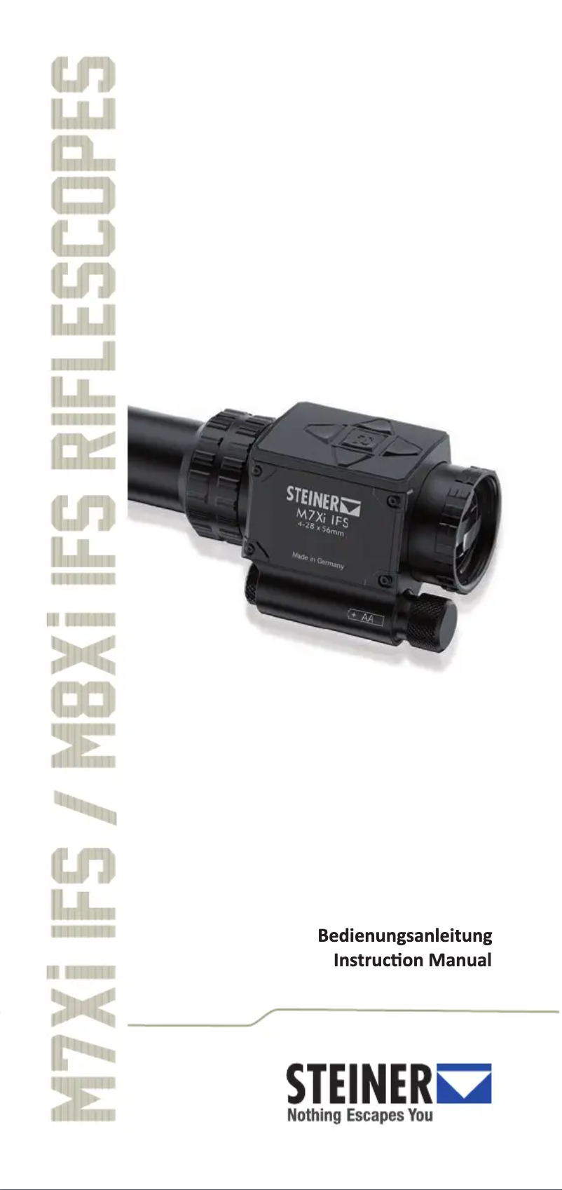 Page 1 de la notice Manuel utilisateur Steiner M7Xi IFS 2.9-20x50
