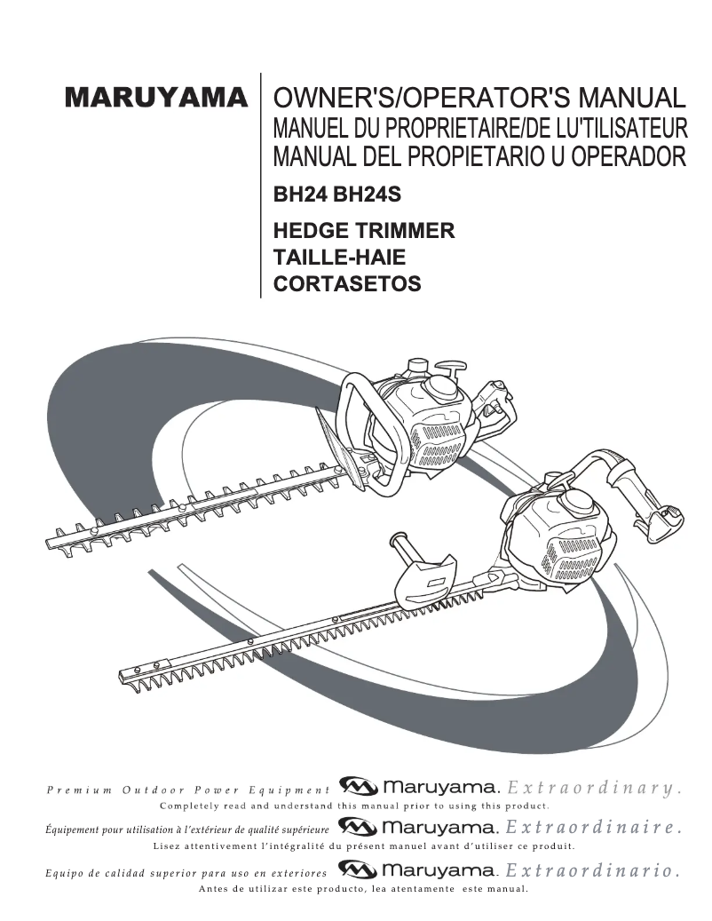 Image de la première page du manuel de l'appareil BH24
