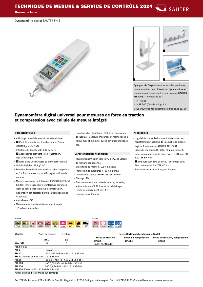 Image de la première page du manuel de l'appareil FH 50