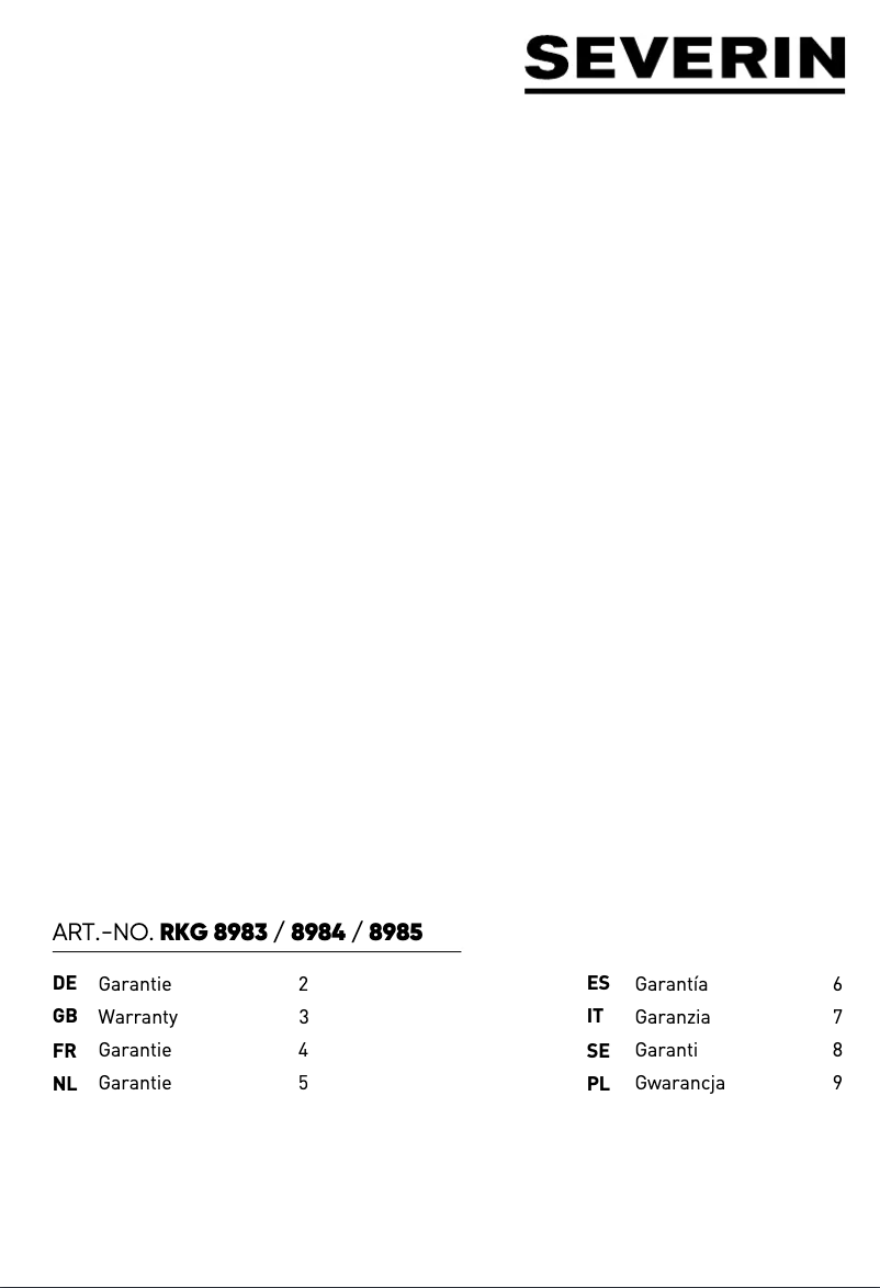 Image de la première page du manuel de l'appareil RKG 8984